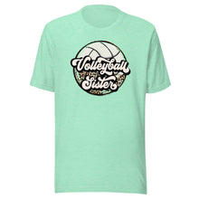 Load image into Gallery viewer, Leopard Volleyball Sister Teen T-shirt