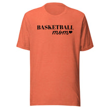 Load image into Gallery viewer, Basketball Mom Heart T-shirt
