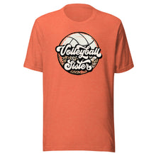 Load image into Gallery viewer, Leopard Volleyball Sister T-shirt
