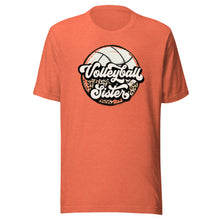Load image into Gallery viewer, Leopard Volleyball Sister Teen T-shirt