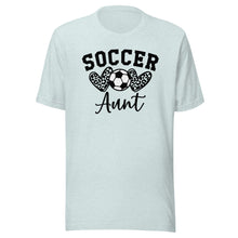 Load image into Gallery viewer, Soccer Aunt Heart T-shirt