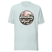 Load image into Gallery viewer, Baseball Aunt Leopard T-shirt
