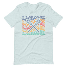 Load image into Gallery viewer, Multicolor Wave Lacrosse T-shirt