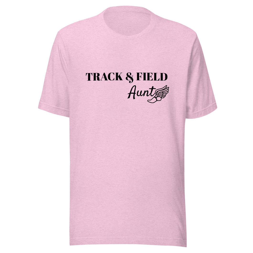 Track & Field Aunt T-shirt