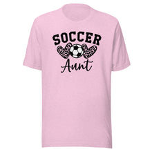 Load image into Gallery viewer, Soccer Aunt Heart T-shirt
