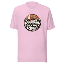 Load image into Gallery viewer, Football Aunt Leopard T-shirt