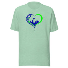 Load image into Gallery viewer, Seahawks Heart T-shirt(NFL)