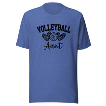 Load image into Gallery viewer, Volleyball Aunt Heart T-shirt