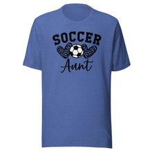 Load image into Gallery viewer, Soccer Aunt Heart T-shirt