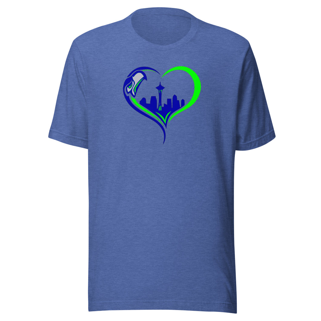 Seahawks Heart T-shirt(NFL)