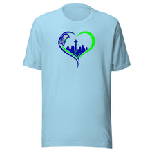 Load image into Gallery viewer, Seahawks Heart T-shirt(NFL)