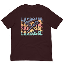 Load image into Gallery viewer, Multicolor Wave Lacrosse T-shirt