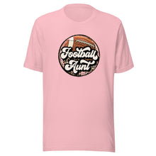 Load image into Gallery viewer, Football Aunt Leopard T-shirt