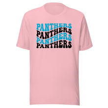 Load image into Gallery viewer, Panthers Wave T-shirt(NFL)