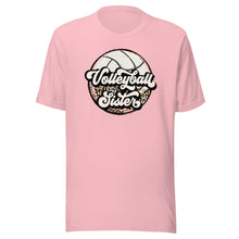 Load image into Gallery viewer, Leopard Volleyball Sister Teen T-shirt