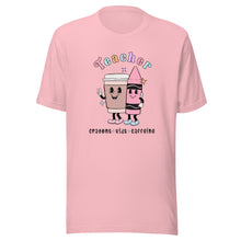 Load image into Gallery viewer, Crayons-Kids-Caffeine Teacher T-shirt
