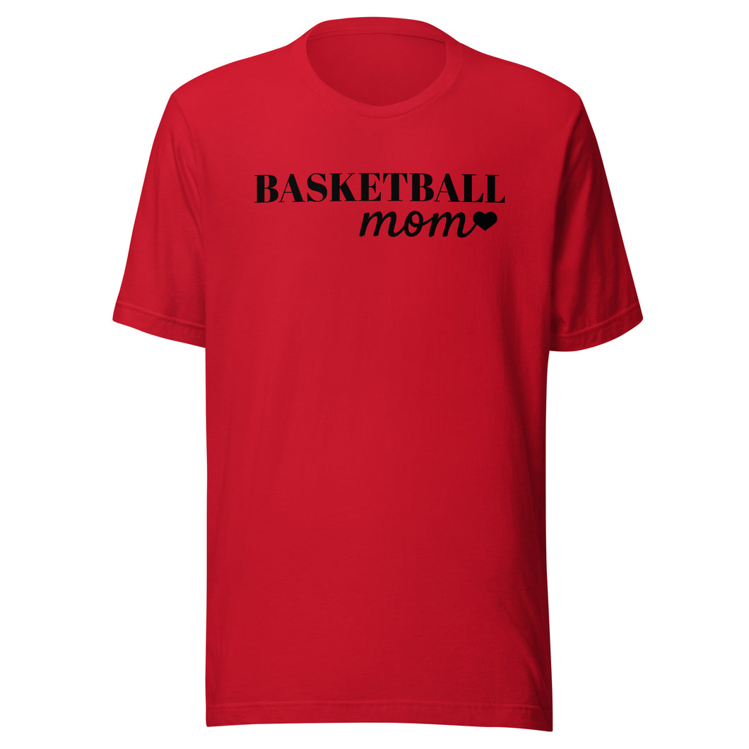 Basketball Mom Heart T-shirt