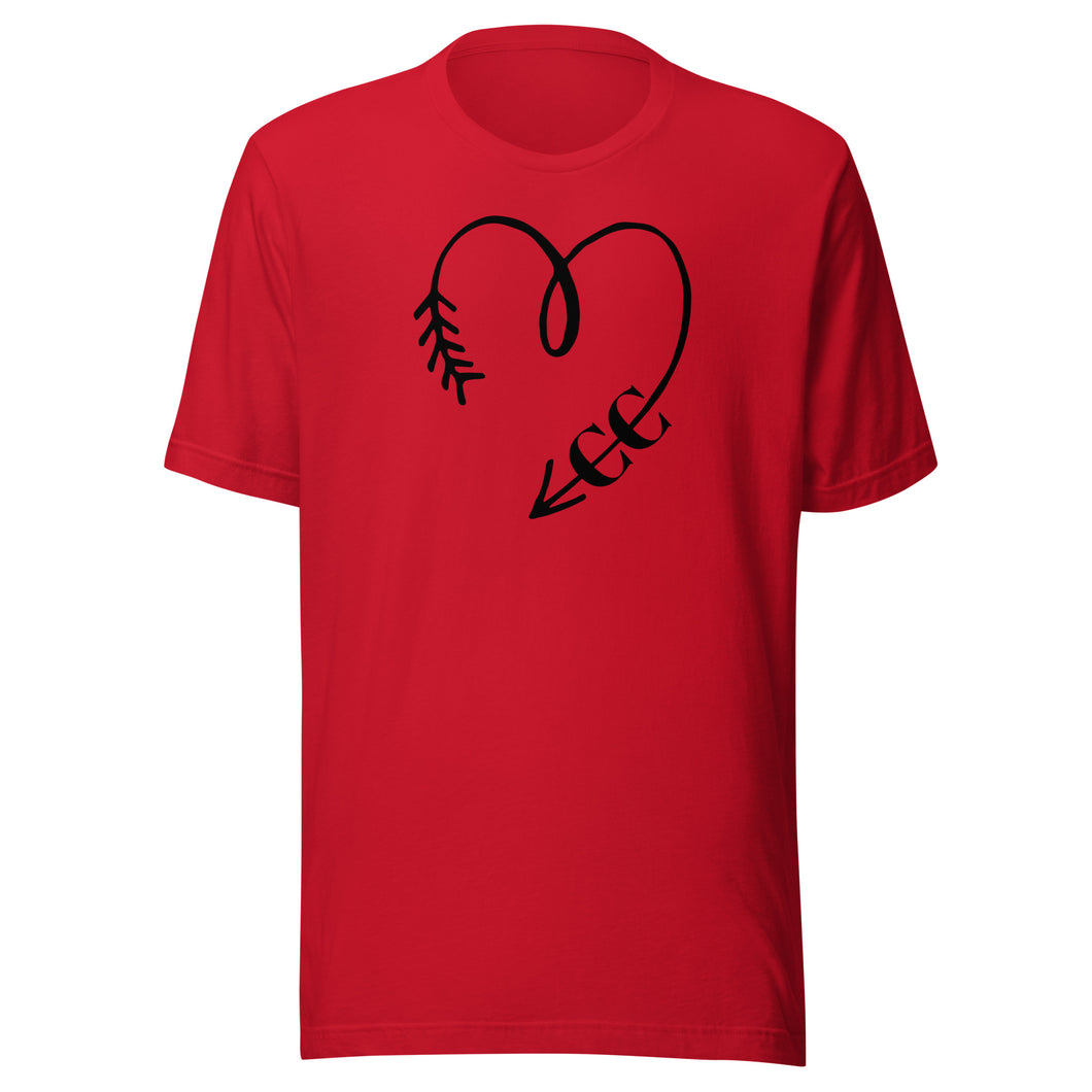 Cross Country Heart T-shirt