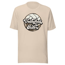 Load image into Gallery viewer, Leopard Volleyball Sister Teen T-shirt