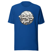 Load image into Gallery viewer, Leopard Volleyball Aunt T-shirt