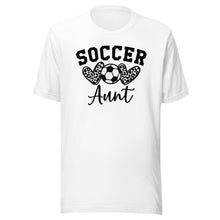 Load image into Gallery viewer, Soccer Aunt Heart T-shirt
