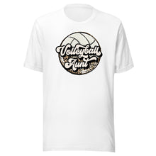Load image into Gallery viewer, Leopard Volleyball Aunt T-shirt