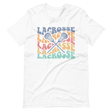 Load image into Gallery viewer, Multicolor Wave Lacrosse T-shirt