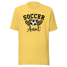 Load image into Gallery viewer, Soccer Aunt Heart T-shirt