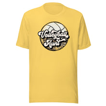 Load image into Gallery viewer, Leopard Volleyball Aunt T-shirt
