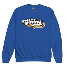 Load image into Gallery viewer, Steelers Retro Youth Sweatshirt(NFL)