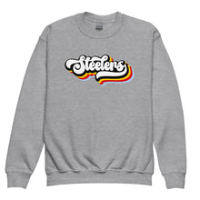 Load image into Gallery viewer, Steelers Retro Youth Sweatshirt(NFL)
