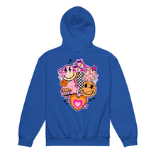 Load image into Gallery viewer, Basketball Retro Pink Youth Hoodie #2
