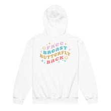 Load image into Gallery viewer, Free-Breast-Butterfly-Back-Swim Youth Hoodie #2
