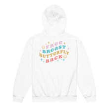 Load image into Gallery viewer, Free-Breast-Butterfly-Back-Swim Youth Hoodie #2