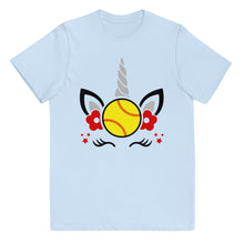 Load image into Gallery viewer, Unicorn Softball Youth T-shirt
