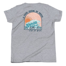 Load image into Gallery viewer, Testing The Water Swim Youth T-shirt