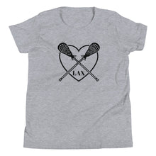 Load image into Gallery viewer, Lacrosse Heart Youth T-shirt
