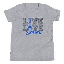 Load image into Gallery viewer, Live Love Swim Youth T-Shirt
