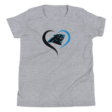 Load image into Gallery viewer, Panthers Heart Youth T-shirt(NFL)