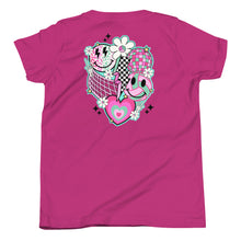 Load image into Gallery viewer, Volleyball Grunge Front & Back Youth T-shirt