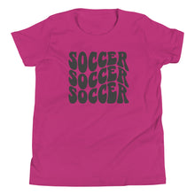 Load image into Gallery viewer, Soccer Wave Youth T-shirt
