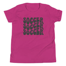 Load image into Gallery viewer, Soccer Wave Youth T-shirt