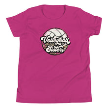 Load image into Gallery viewer, Leopard Volleyball Sister Youth T-shirt