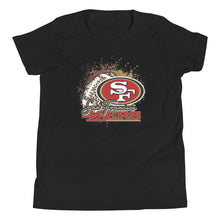 Load image into Gallery viewer, 49ers Splatter Youth T-shirt(NFL)