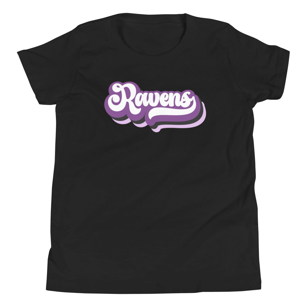 Ravens Retro Youth T-shirt(NFL)