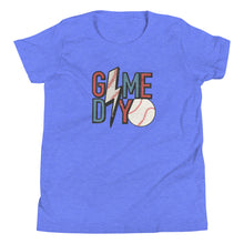 Load image into Gallery viewer, Baseball Lightning Game Day Youth T-shirt