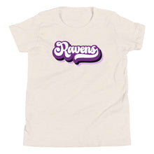 Load image into Gallery viewer, Ravens Retro Youth T-shirt(NFL)