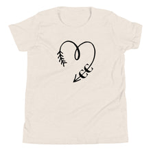 Load image into Gallery viewer, Cross Country Heart Youth T-shirt