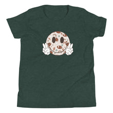 Load image into Gallery viewer, Smiley Face Football Youth T-shirt
