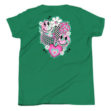 Load image into Gallery viewer, Volleyball Grunge Front & Back Youth T-shirt